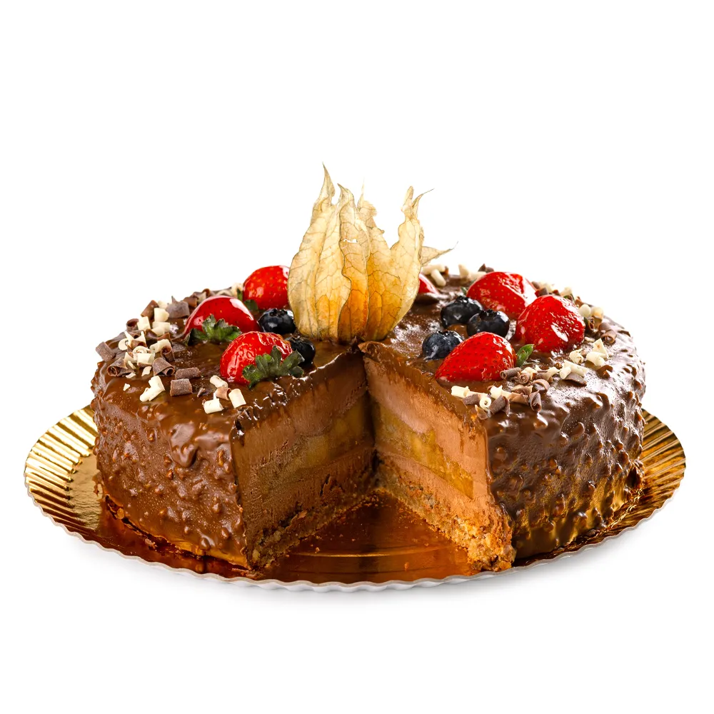 Tort Cioco, Măr si Caramel - imagine 2